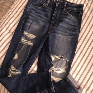 American eagle highest waist jeggings